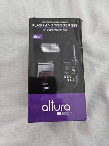 📸✨ Altura Photo Professional Series Flash & Trigger Set (AP-305S + RT-305)Sony - Photo 16/17