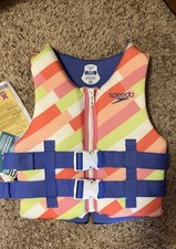 Speedo Youth PFD Life Jacket Vest - Pink Parasol