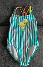 Cat  Jack Girls  One-Piece Swimsuit flamingo- Size Small 7/8