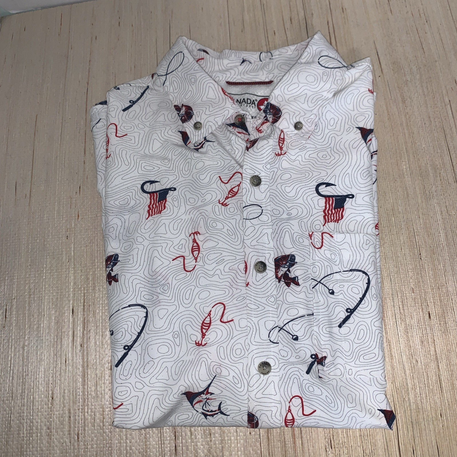 Assorted Men's Large Pocket Button Down Short Sle… - image 11