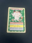 Pokemon Card Meowth Mauzi Topsun Blue Back Bandai 1995 Vintage Japanese