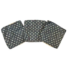 Croscill Euro Pillow Shams 3 Covers Cases Regal Gilded Paisley Hollywood Regency