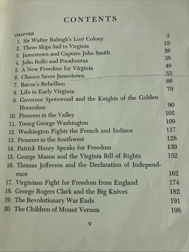 Virginia's History And Geography by Dingeledine; Barksdale & Nesbitt (HB 1965) - Picture 4 of 8
