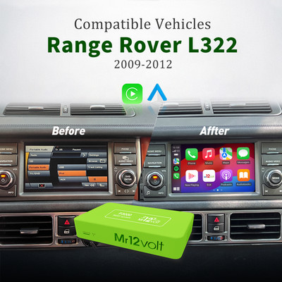 Range Rover Evoque Vogue Sports Wireless CarPlay Android Auto MOST Interface