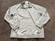 Adidas Women Tricot 3-Stripe Track Top Size XL Wonder Alumina/White JD4521 55