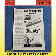 1977 Eumig Projector Print Ad - Electronics