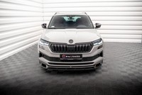 Front Ansatz FüR Skoda Karoq Sportline Mk1 Facelift Frontllippe Schwarz