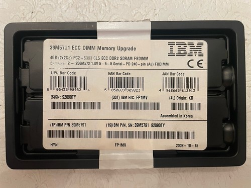 39M5791 ECC DIMM Memory Computer Networking Expansion Elpida - Picture 4 of 12