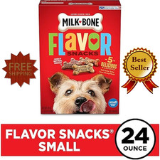Milk-Bone Flavor Snacks Small Dog Treats, Small Biscuits, 24 Ounce