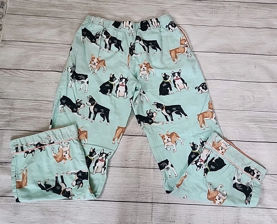 Женские небольшие брюки Nick & Nora с принтом бостон-терьера для отдыха в пижаме - Изображение 4 из 4