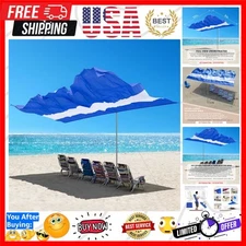 High-Quality Portable Beach Tent for 6 - Sets Up in Minutes, 360-Degree View