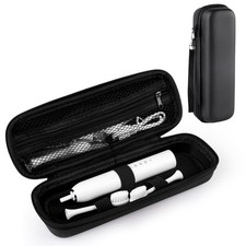 Fowecelt Electric Toothbrush Travel Case for Oral-B Pro 1000 1500 5000 Black