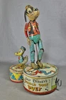 1946 Marx Disney "Donald Duck Duet" Goofy dances, Donald drums WORKS!