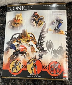 Lego Bionicle Titan Warrior Brutaka (8734) 100% Complete With Box & Manual Mint