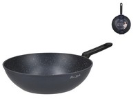 H&h Wok Vortex Von Bruno Barbieri, Blau, Gussaluminium, 28 Cm