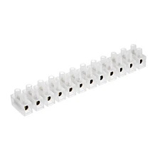 60A 12Position Double Row Terminal Block Barrier Cable Connector Type H