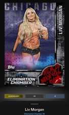 WWE Topps Slam Elimination Chamber DIGITAL Liv Morgan Legendary Black 10 CC