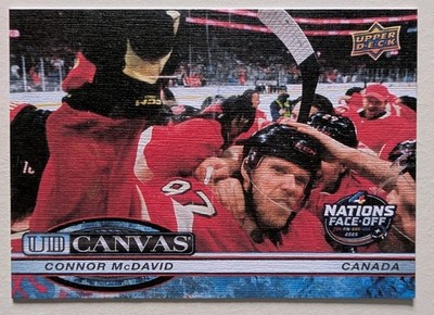 Connor McDavid 2025-26 Upper Deck Extended 4 Nations Faceoff Canvas Canada 