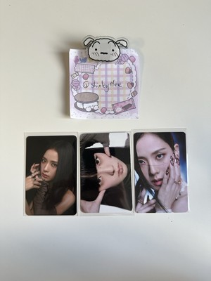 Jisoo (BLACKPINK) 3 Set Benefits K4 Born Pink Photocard Pc Pob