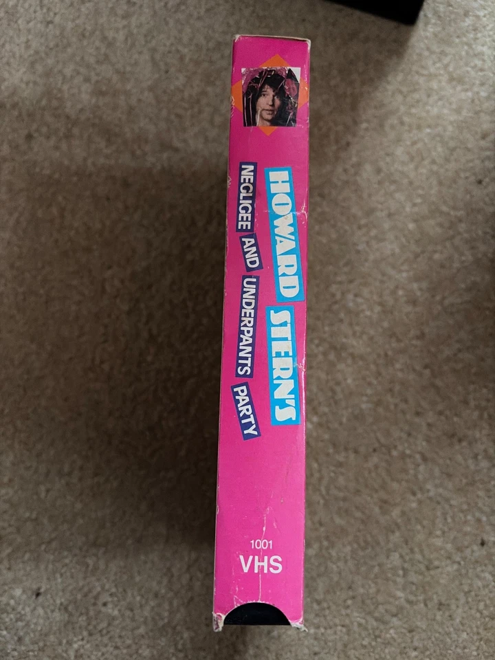 Howard Stern's NEGLIGEE AND UNDERPANTS PARTY 1988 VHS signed by Howard - Image 4 of 4