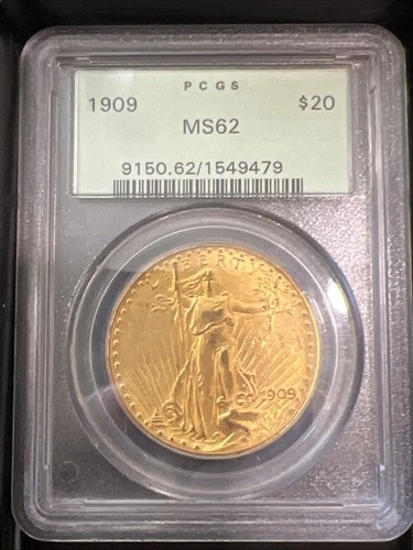 1909-P Saint-Gaudens Double Eagle — photo from the most recent tracked eBay sale