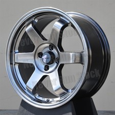 Avid.1 Av-06 17x8 4x100 35 Offset Hyper Black Te 6 Spokes Sport 4 Wheels Set Avid.1 Av-06 17x8 4x100 35 Offset Hyper Black Te 6 Spokes Sport 4 Wheels Set