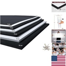 Ultra High-Density EVA Foam 2mm Sheets 14x39 in White/Black - Crafting Essential