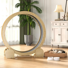 Cat Exercise Wheel for Indoor Cats   46" Running Treadmill with Felt Track, Perf