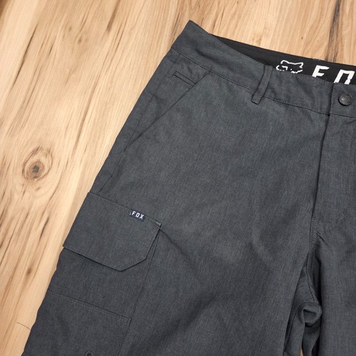 Fox Racing Shorts Mens 34 Gray 12" Slambozo Tech Cargo Shorts Walking Hiking - Picture 2 of 9