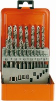 Projahn Sortiment Spiralbohrer HSS-G Din 338 Typ N Turbo 1-10 Mm 19-Teilig
