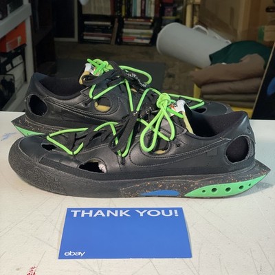 Size 13 - 2021 Used Off-White x Nike Blazer Low Black - No Original Box