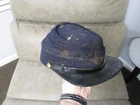 INDIAN WARS US ARMY MODEL 1872 KEPI or Civil War GAR HAT ?