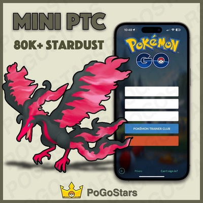 #ad Pokémon PTC GO Moltres Galarian 80K Stardust✨Read Description✨ $3.99