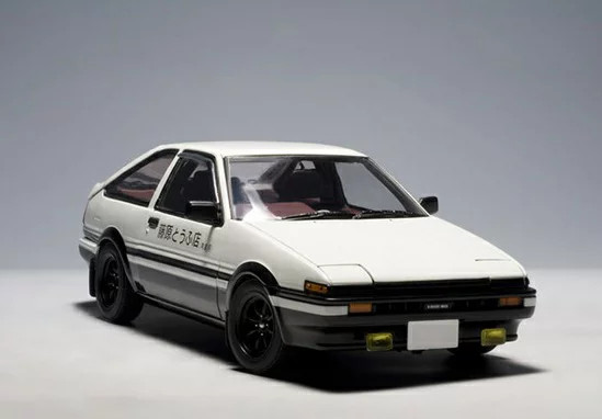 AUTOart Toyota Sprinter Trueno AE86 Initial D Comic Version White 78794