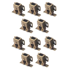 10Pcs Antique Home Furniture Door Stoppers Cupboard Cabinet Door Roller Latch A