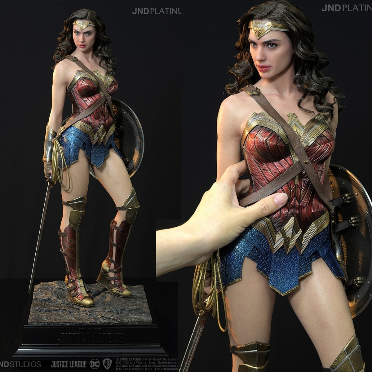 JND Studios Justice League フィギュア　付属マントなし JND Studio Justice League Wonder Woman 1/3 Silicone Resin