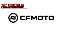 CFMoto Decal (x2) PAIR Vinyl Logo Sticker Graphics CF Moto ATV UTV ZForce CForce