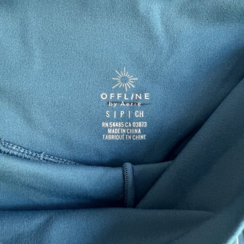 Pantalones Cortos Offline By Aerie Real Me Cintura Alta Para Mujer Talla S Azul Floral - Imagen 4 de 10