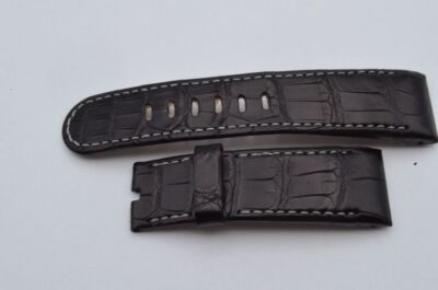 CORUM TI-BRIDGE LEDER ARMBAND BRACELET 24MM 24-21 FÜR DORNSCHLIESSE 21MM 4