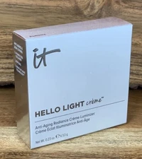 IT Hello Light Creme Anti-Aging Luminizer Radiance 0.23 oz  New In Box