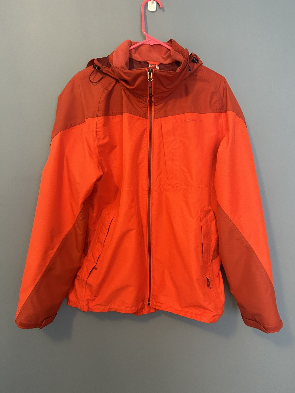 Decathlon Quechua Rain Jacket Windbreaker Men’s Large… Gem