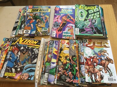 DC Comics- Legion of Super Heroes,JLA,Teen Titans Spotlight,Action Comics Weekly