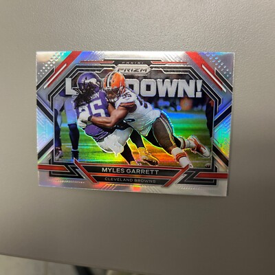 2022 Panini Silver Prizm Lockdown Myles Garrett #L-3 Cleveland Browns