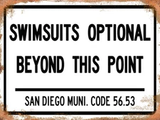 Vintage Swimsuits Optional Reproduction Metal Sign FREE SHIPPING