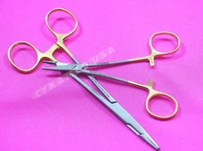 2 GERMAN T/C OLSEN HEGAR NEEDLE HOLDER 5"+6" SURGICAL VETERINARY INSTRUMENTs