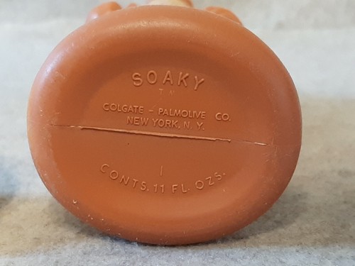 Vintage Smokey Bear Soaky Bubble Bath Figurine Container COLGATE-PALMOLIVE - Picture 11 of 12