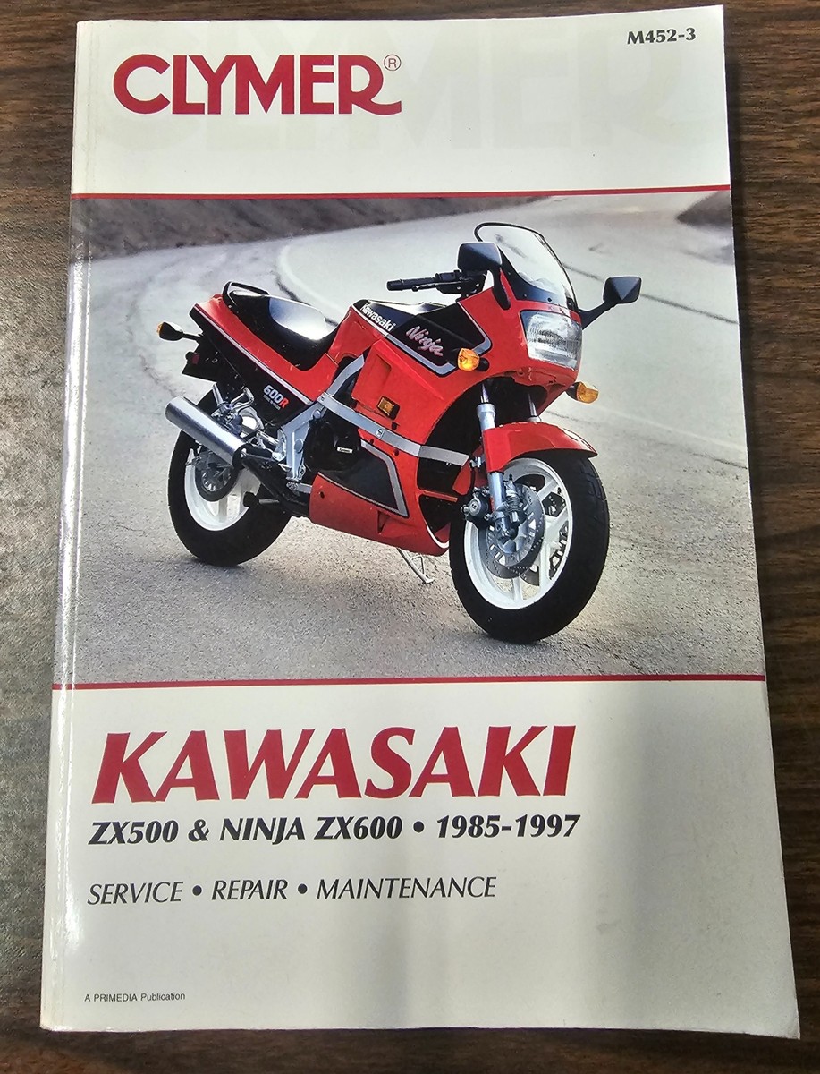 Maintenance & Service Repair Shop Manual Kawasaki Ninja 500 ZX 600