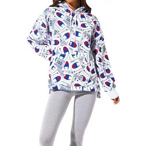 Champion Women's Super Fleece Fashion Pullover Hoodie Pockets Hooded Sweatshirt