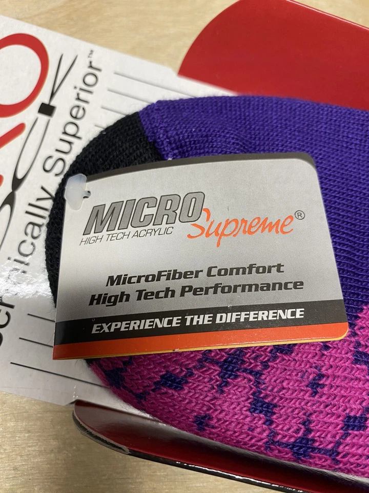 Calcetines acolchados Euro Sock esquí snowboard - púrpura - mediano (8-10) - para mujer - nuevos Foto 2 de 4