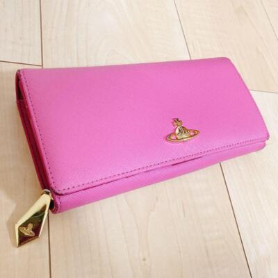 Vivienne Westwood ピンク財布 11/25 23:59迄値下げ中 Vivienne Westwood（ヴィヴィアンウエストウッド） 並行輸入品 財布 三
